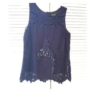 Navy Blouse by Cynthia Rowley